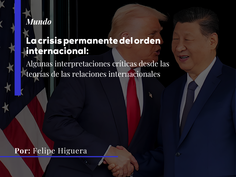 La crisis permanente del orden internacional: algunas interpretaciones críticas desde las teorías de las relaciones internacionales