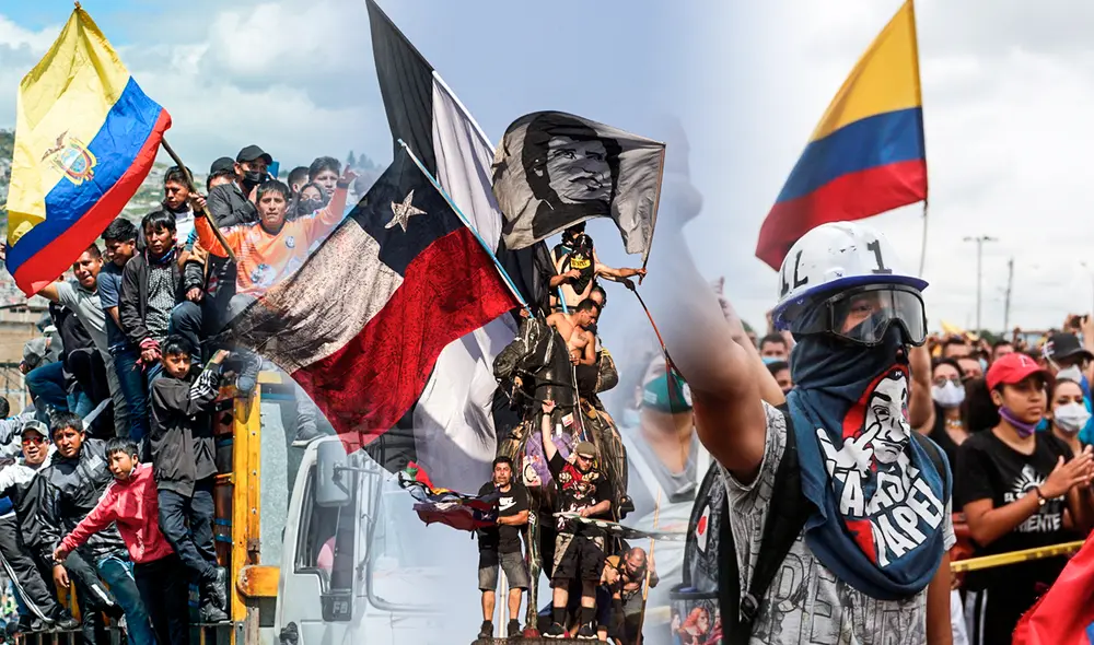 Los países de América Latina presentan mayores desigualdades socioeconómicas. Foto: composición Fabrizio O./LR/AFP/EFE